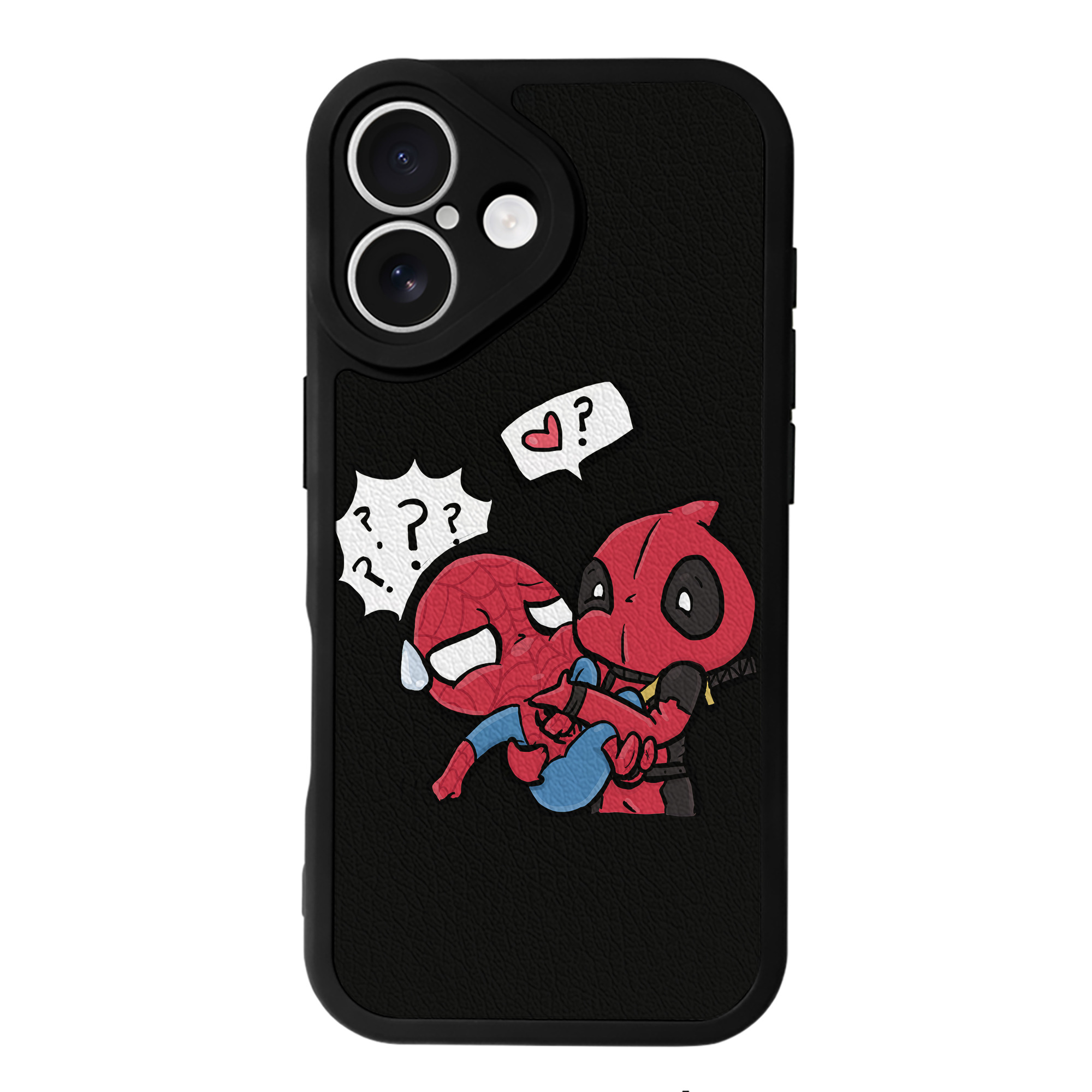 （画像用） Deadpool デッドプール 【iPhone 16シリーズ対応】シリコンスマホケース（レザー調） 材質：シリコン
